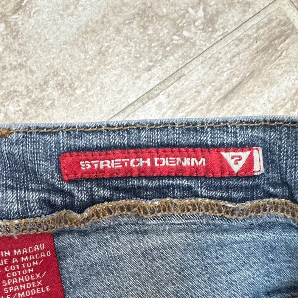 Vintage Guess Women's Straight Leg Blue Jeans